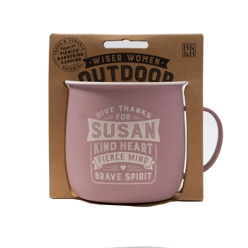 h h susan outdoor mug