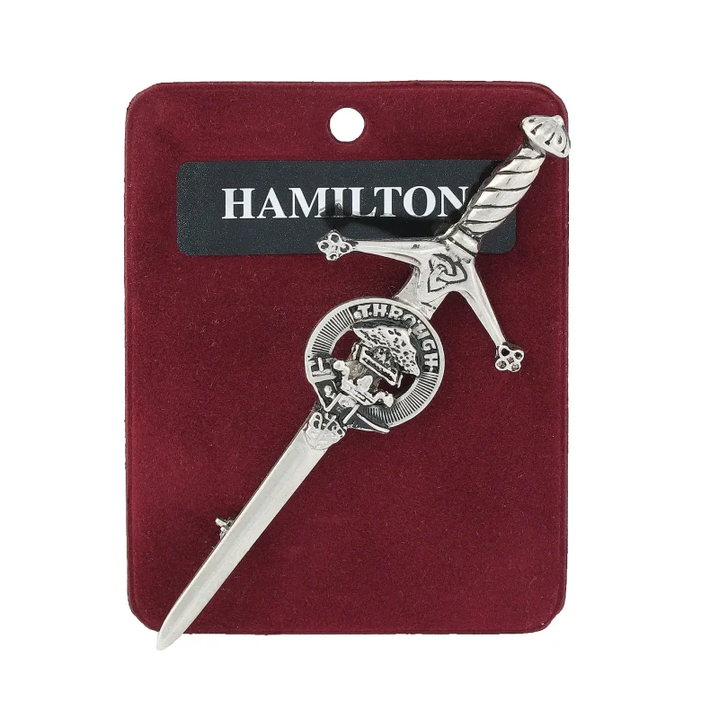 hamilton art pewter kilt pin