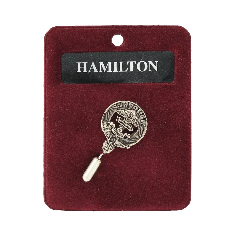 hamilton art pewter lapel pin