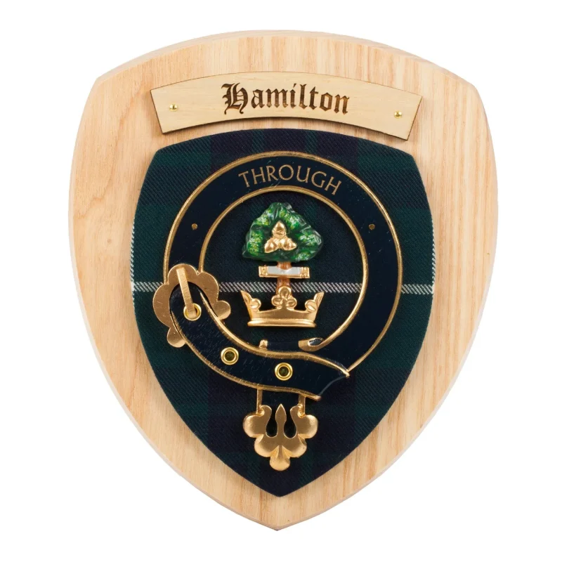 hamilton clan wall plaque