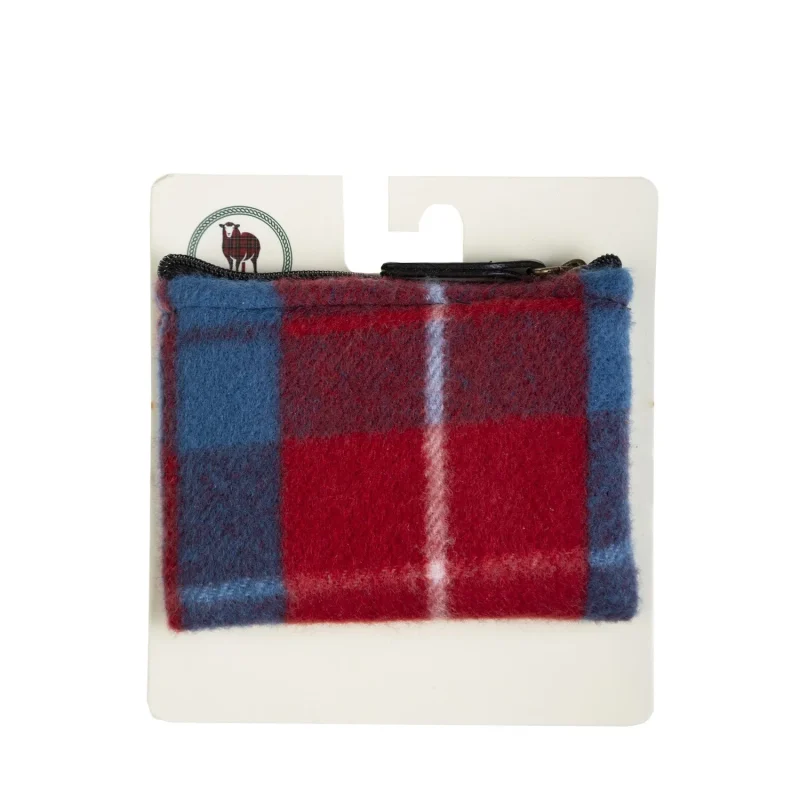 hamilton red tartan purse