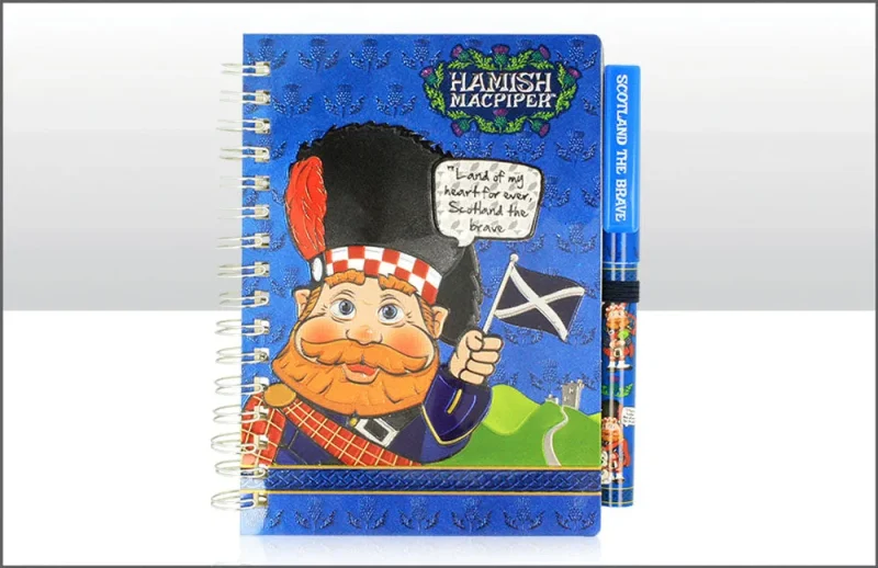 hamish macpiper premium notepad pen set