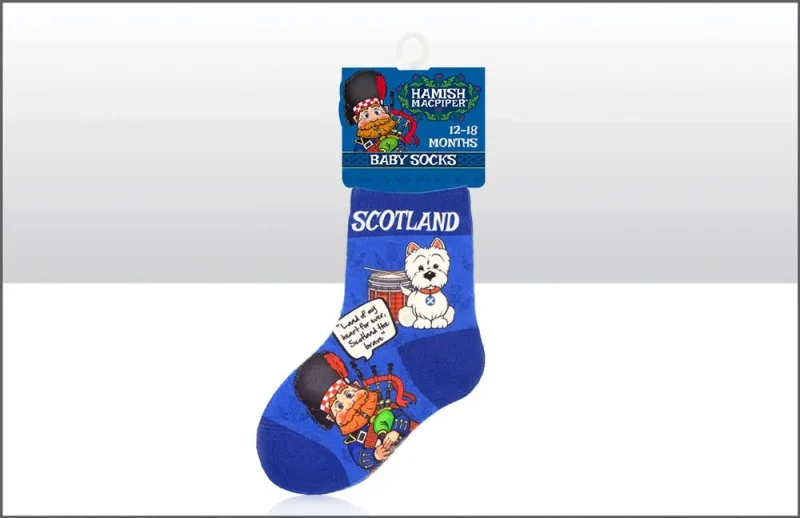 hamish macpiper soft baby socks