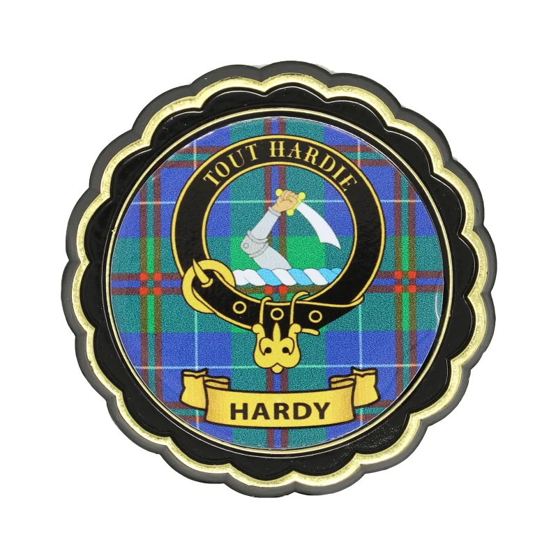 hardy clan crest fridge magnets