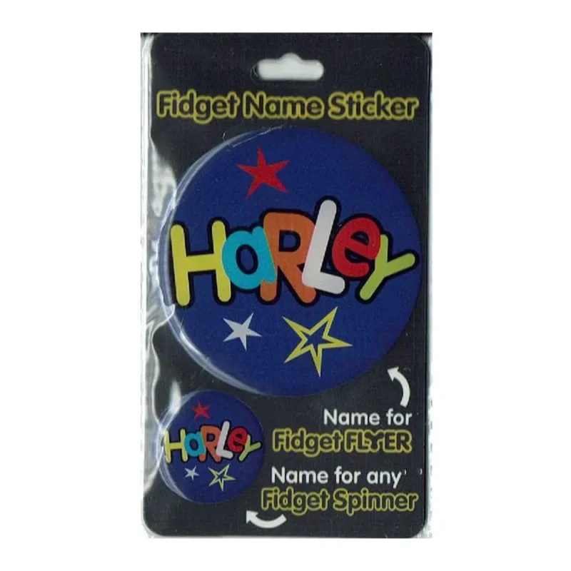 harley fidget flyer name stickers