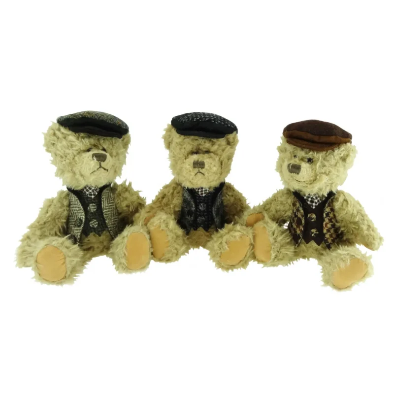 harris tweed bear plush toy