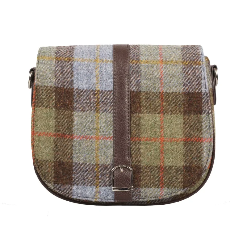 harris tweed beauly shoulder bag macleod tartan