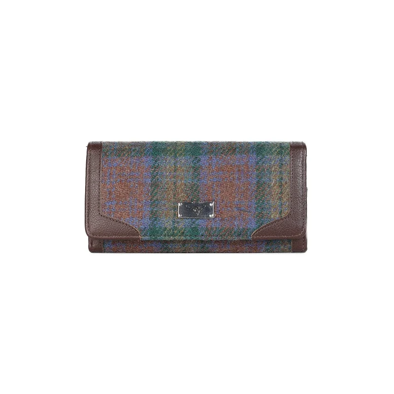 harris tweed bute skye tartan purse