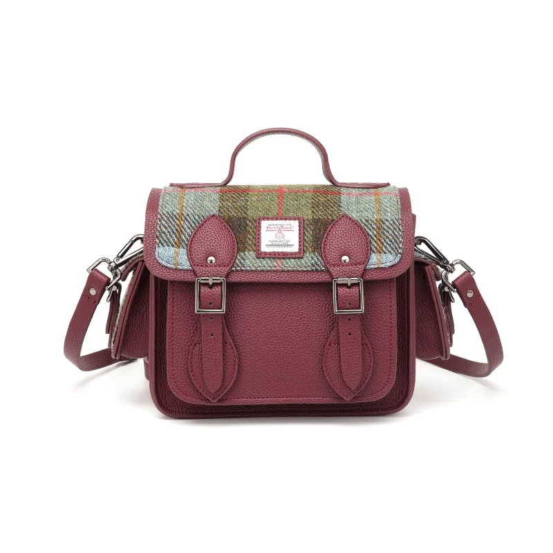 harris tweed highland explorer bag macleod tartan