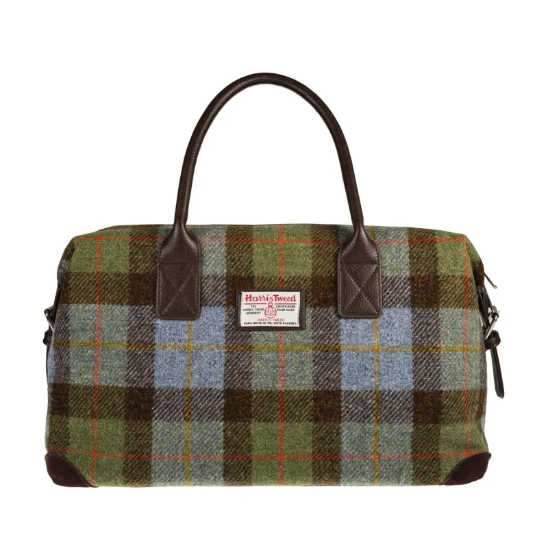 harris tweed macleod tartan holdall