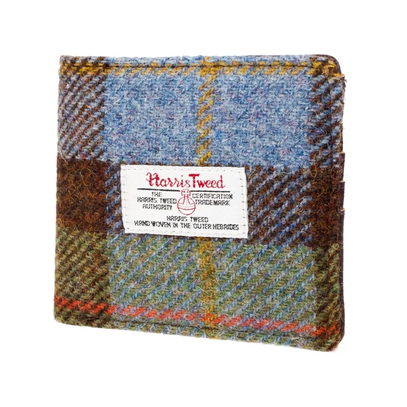 harris tweed macleod tartan wallet