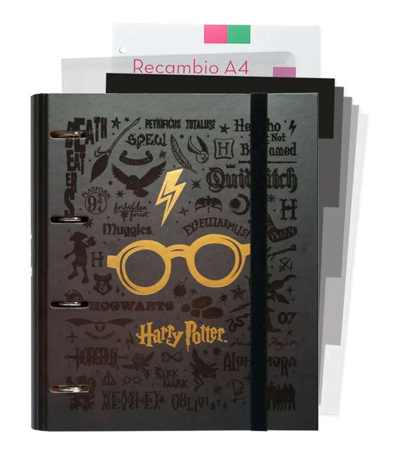 harry potter 4 ring binder for school