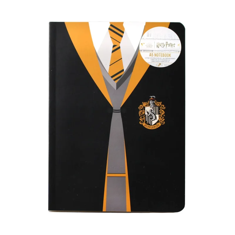 harry potter a5 hufflepuff uniform soft notebook