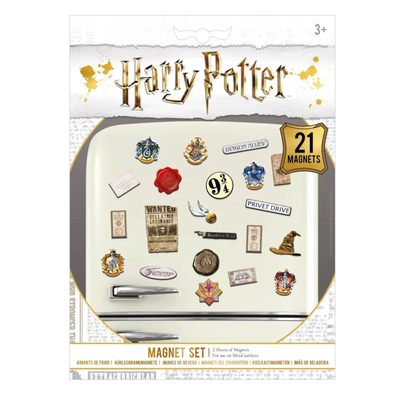 harry potter collectible magnet set