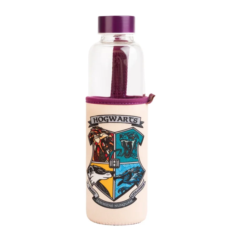 harry potter glass water bottle