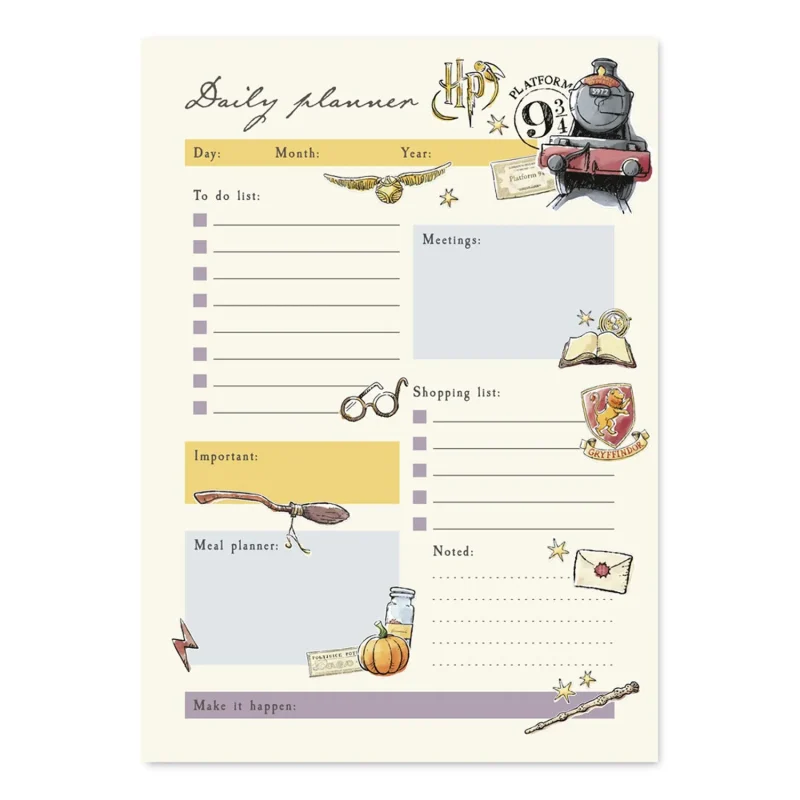 harry potter glasses notepad