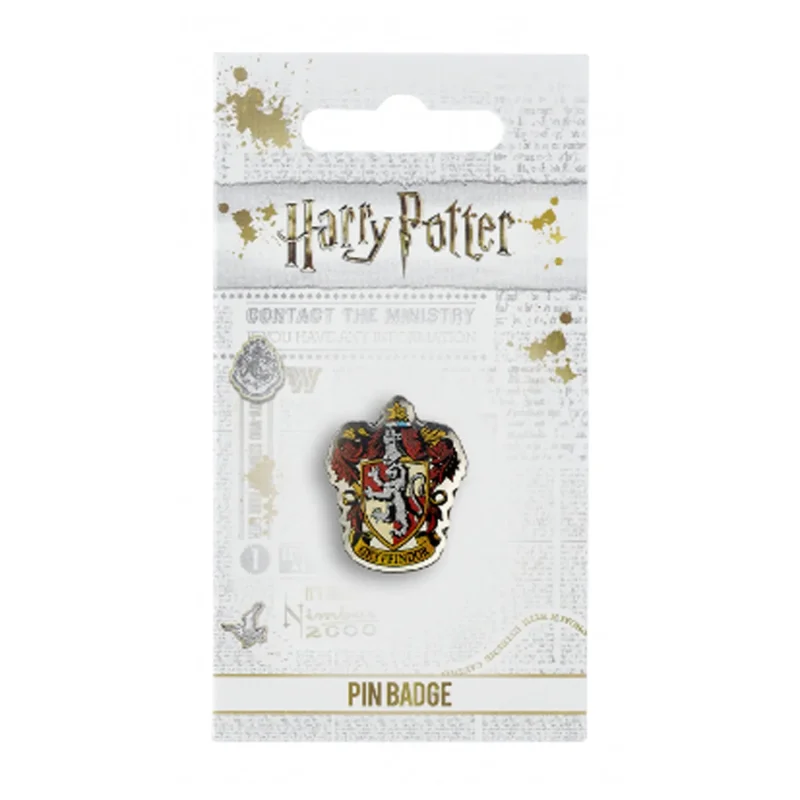 harry potter gryffindor crest pin