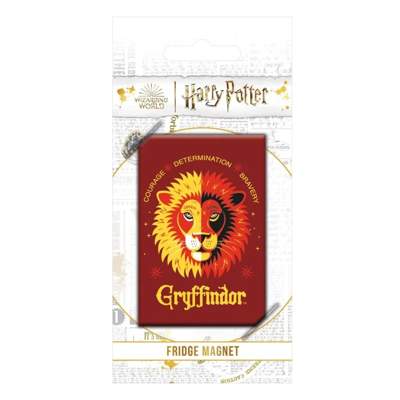 harry potter gryffindor fridge magnet