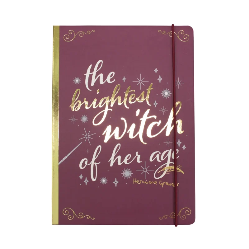 harry potter hermione granger a5 notebook brightest witch edition