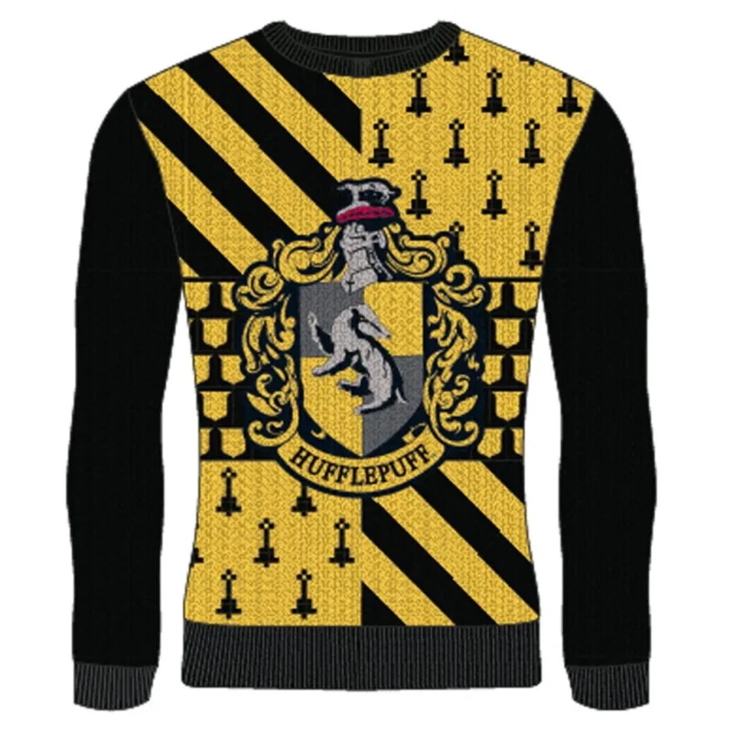 harry potter hufflepuff christmas sweater