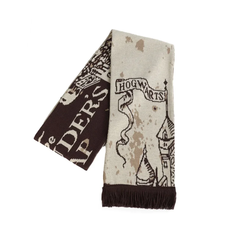 harry potter marauders map scarf