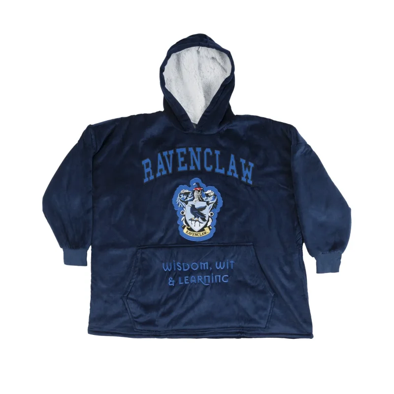 harry potter ravenclaw hooded blanket sweatshirt