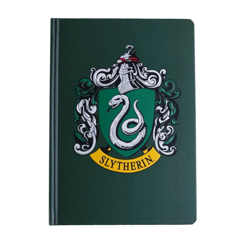 harry potter slytherin a5 notebook crest edition