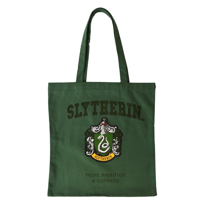 harry potter slytherin canvas tote bag