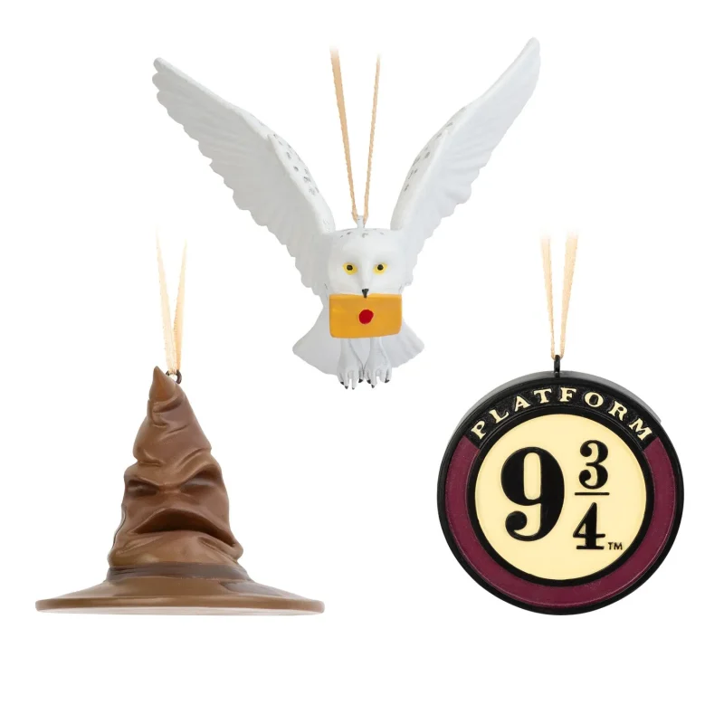 harry potter sorting hat 9 3 4 plate hedwig ornament