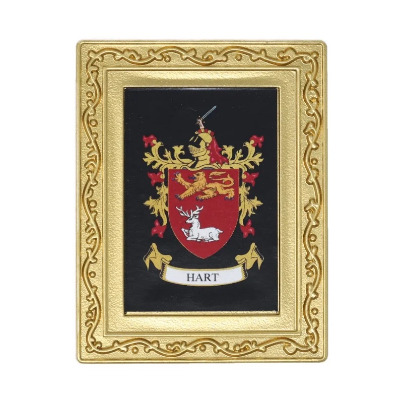 hart coat of arms fridge magnet