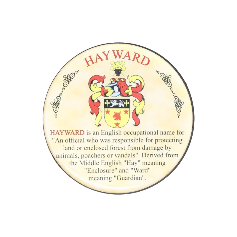 hayward heraldic coaster set