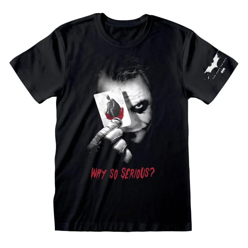 heath ledger joker t shirt the dark knight why so serious