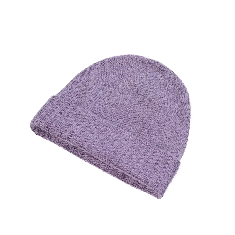 heather ribbed women s knit beanie hat