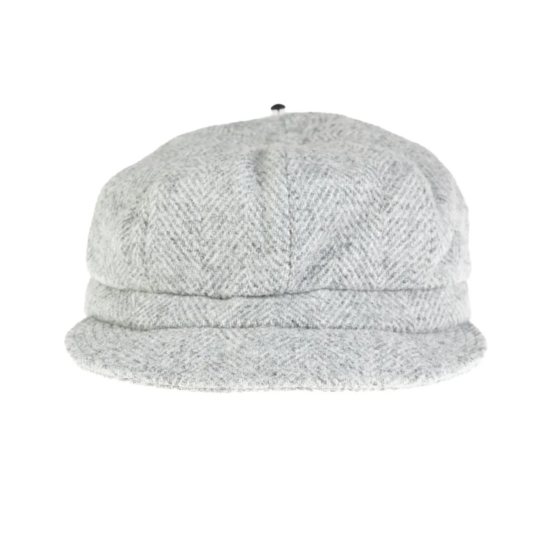 heddle reed gray harris tweed baker boy cap