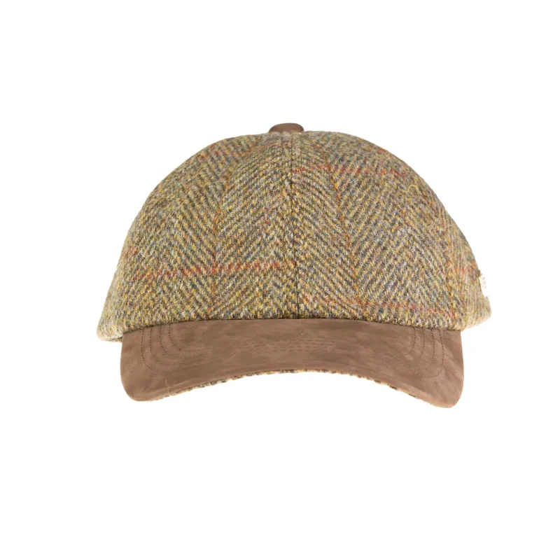 heddle reed mustard tweed baseball cap