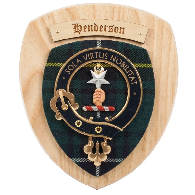 henderson clan wall plaque