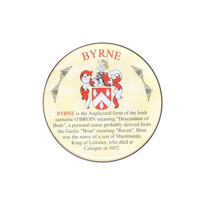 heraldic byrne coaster set