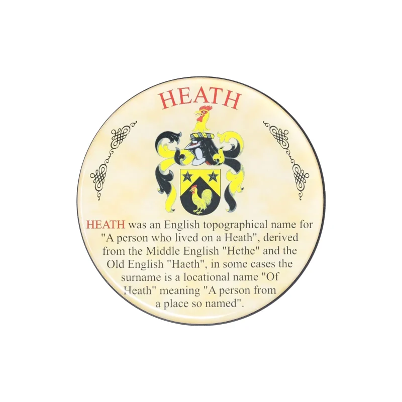 heraldic coaster set heath collection