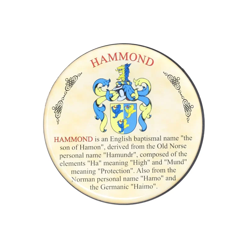 heraldic hammond coaster set