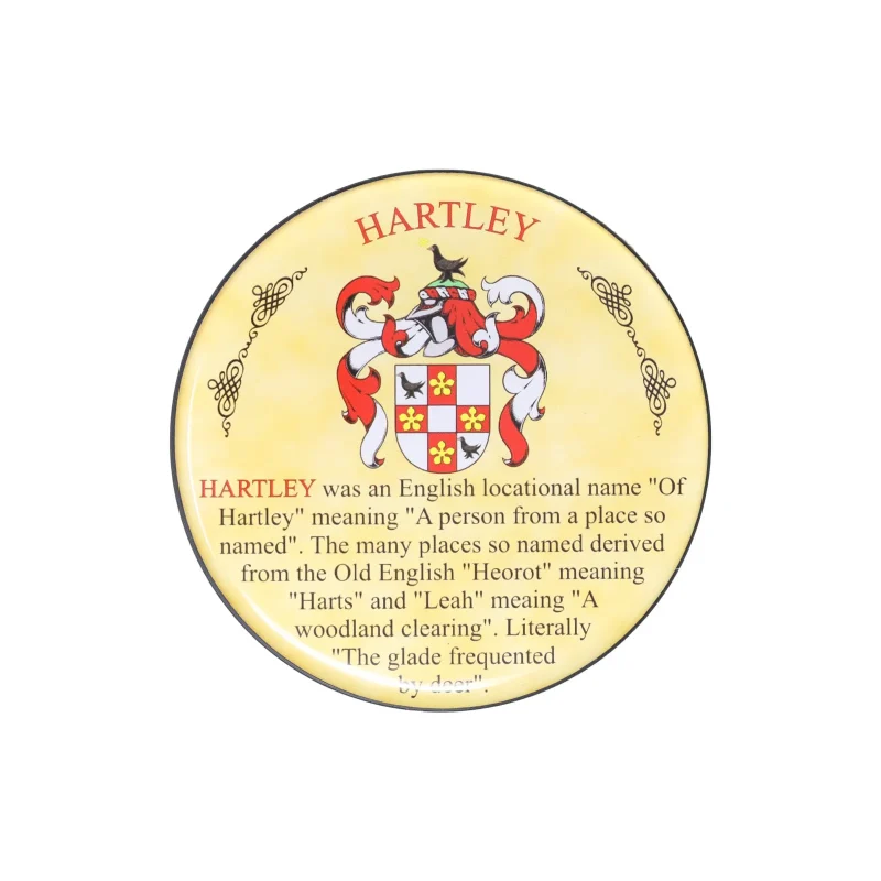 heraldic hartley coaster set