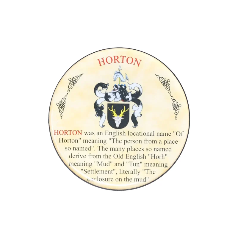 heraldic horton coaster