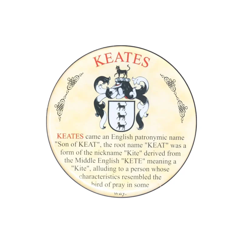 heraldic keates design coasters