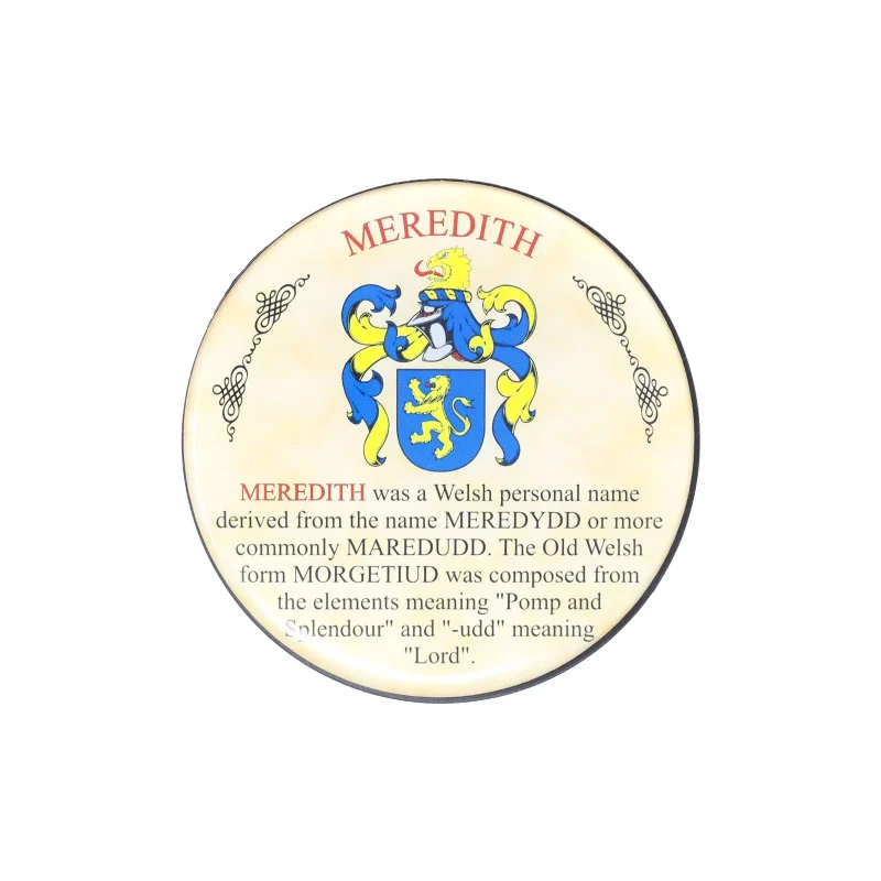 heraldic meredith coaster set