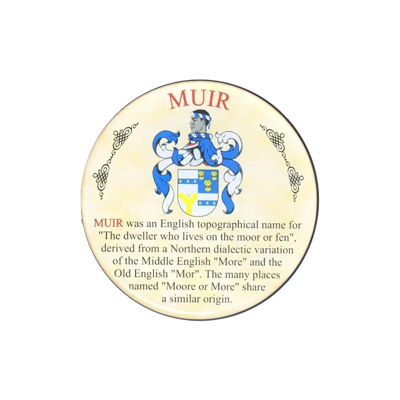 heraldic muir coaster