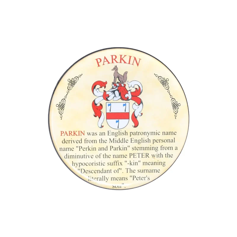 heraldic parkin design coasters