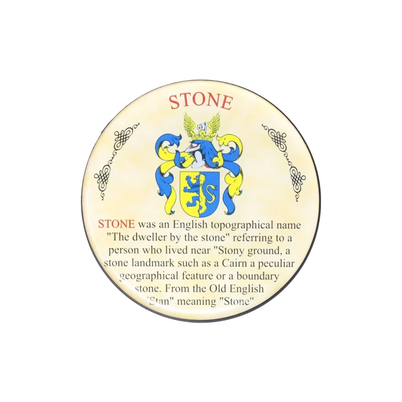 heraldic stone coasters for drinks