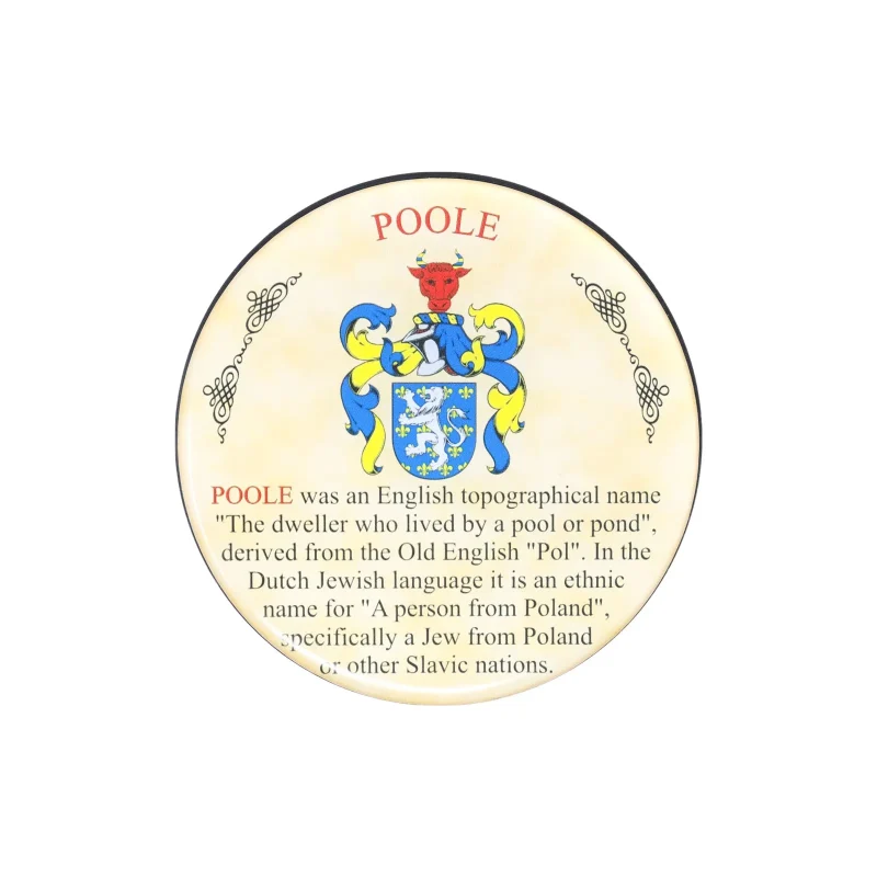 heraldic stone coasters poole