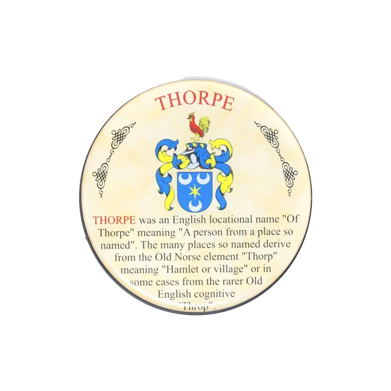 heraldic thorpe coaster set