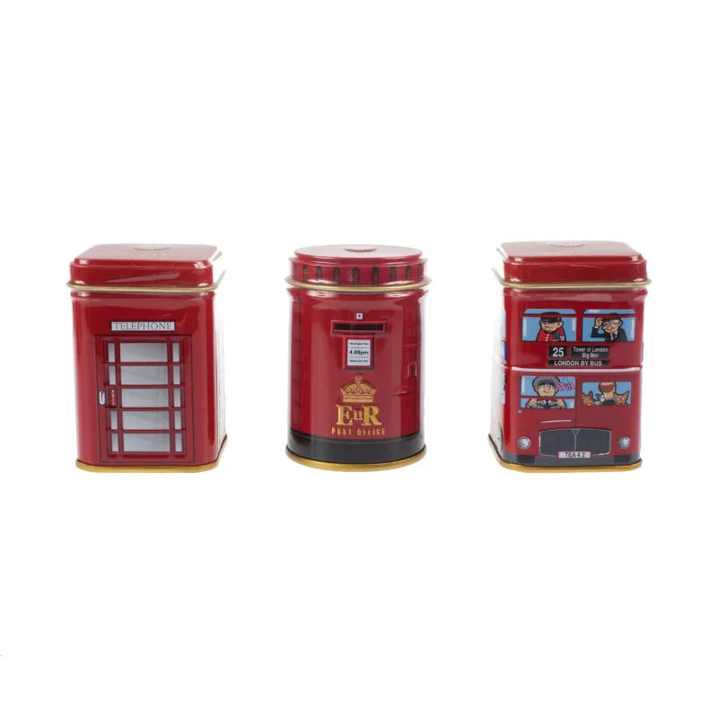 heritage english tea tins triple pack