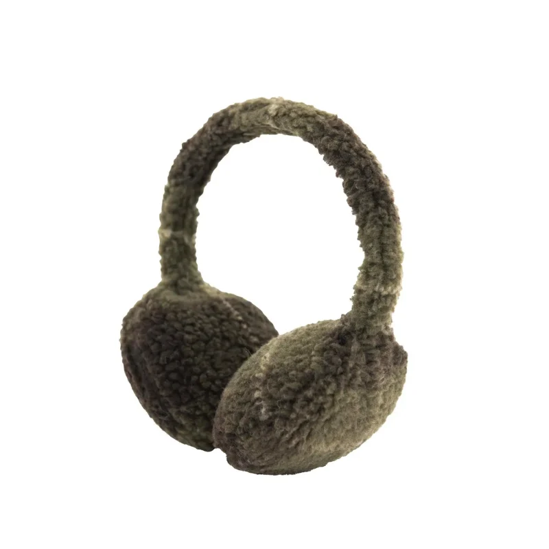 heritage fleece earmuffs stylish check design